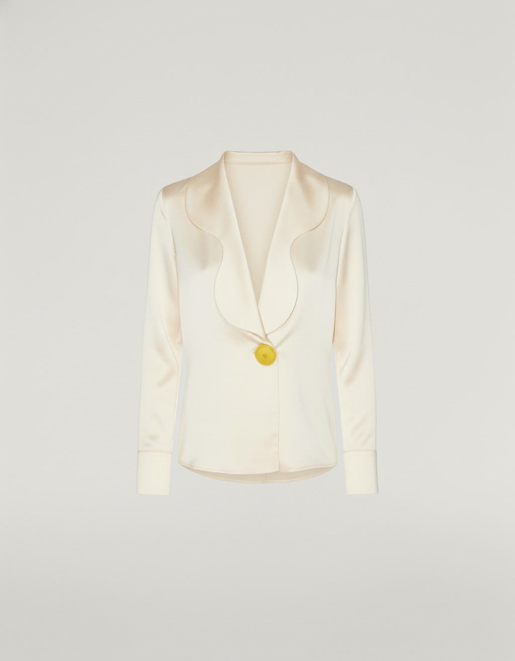 Ivory Satin Shirt