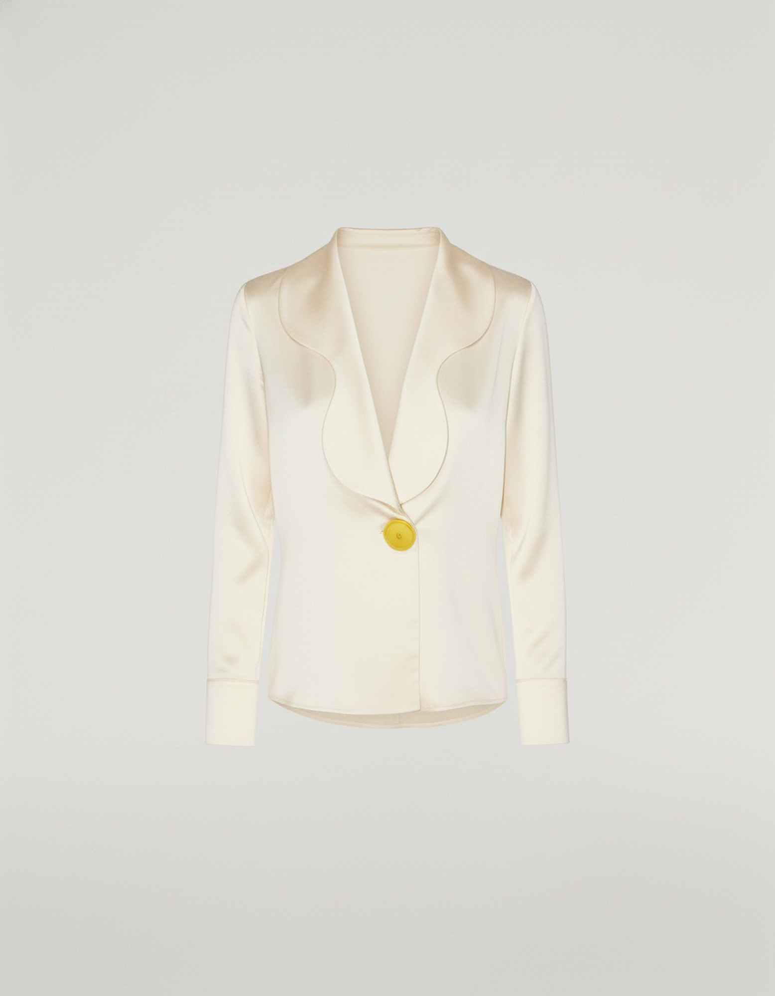 Ivory Satin Shirt